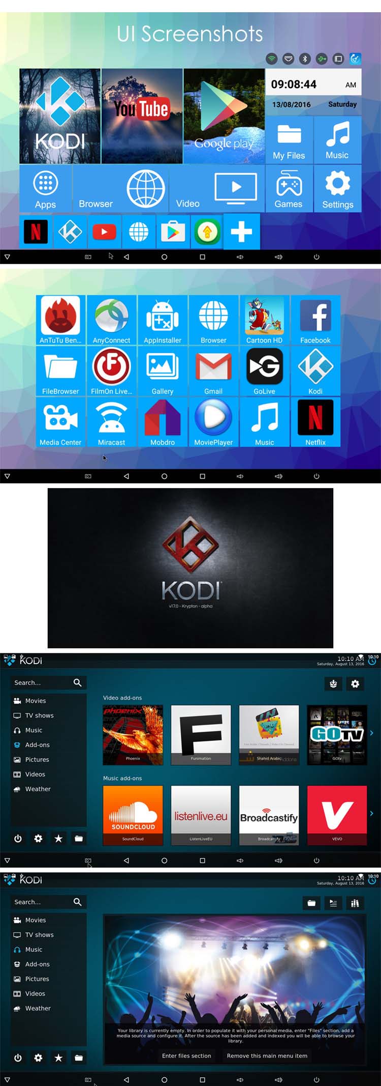 CS668 4K TV BOX 5000mAh Power Bank Bluetooth Speaker Combo Android 6.0  Amlogic S905X 8GB ROM WIFI DLNA Miracast  - Red