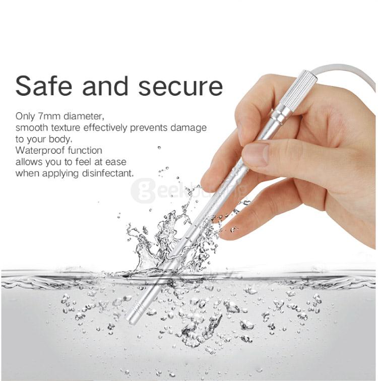 Supereyes Y002 7mm 200X IP67 Waterproof Handheld Digital Microscope Borescope Endoscope Otoscope with LED