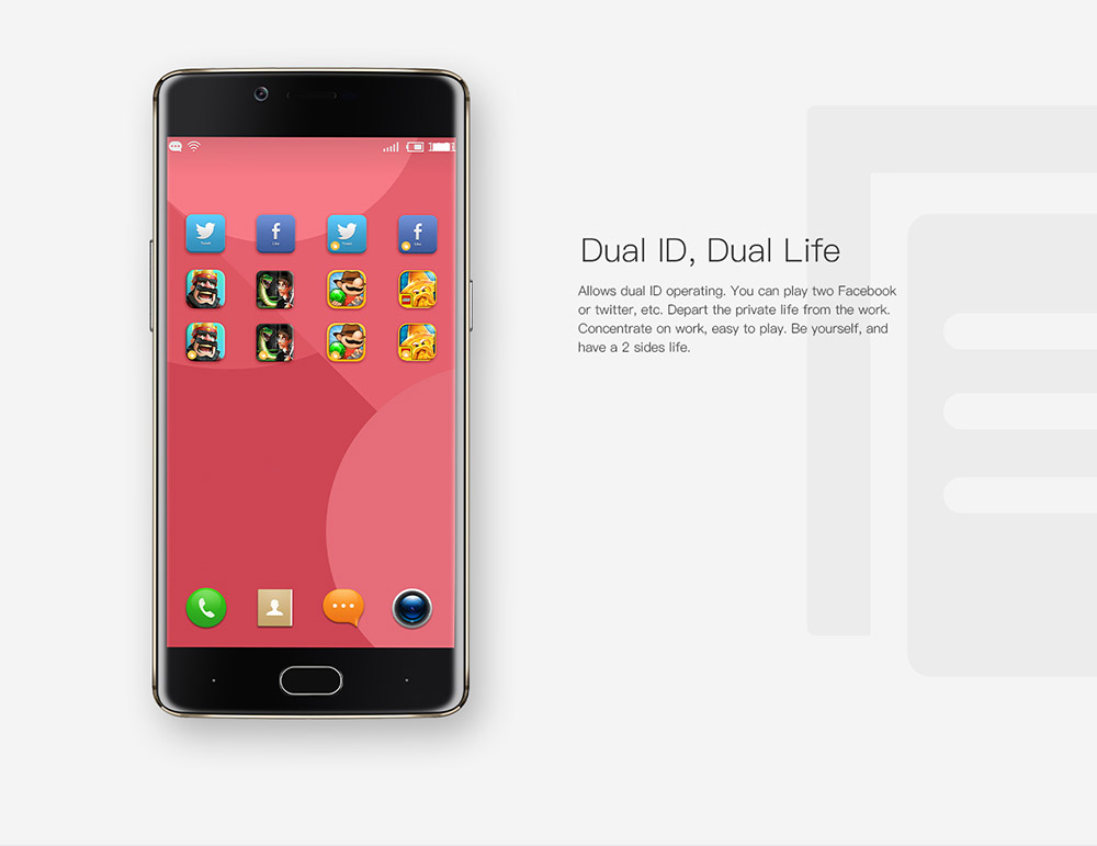 [HK Stock]DOOGEE Shoot 1 5.5inch FHD Android 6.0 Dual Rear Cameras 13.0MP+8.0MP Front Touch ID Smartphone MT6737T Quad Core 1.5GHz 2GB RAM 16GB ROM - Black