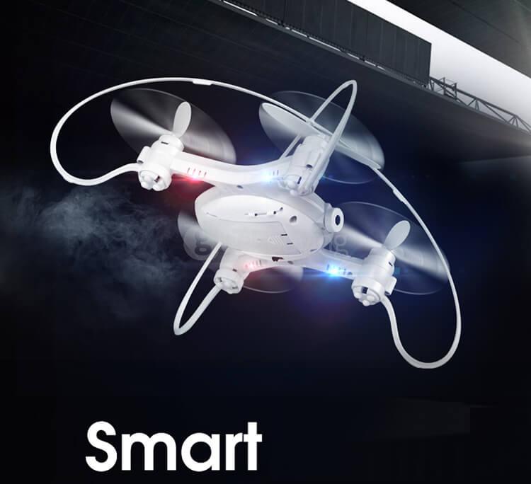 Fayee Smart Egg WIFI FPV 0.3MP Camera Headless Mode Altitude Hold RC Quadcopter RTF - Black