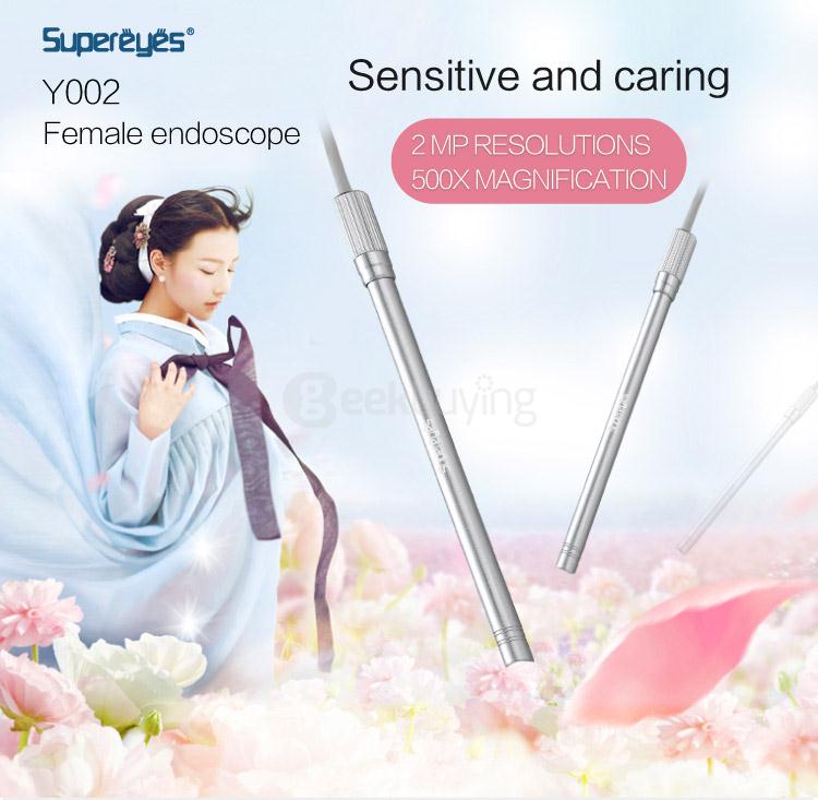 Supereyes Y002 7mm 200X IP67 Waterproof Handheld Digital Microscope Borescope Endoscope Otoscope with LED