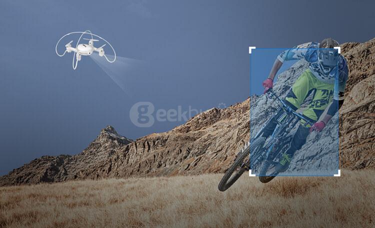 Fayee Smart Egg WIFI FPV 0.3MP Camera Headless Mode Altitude Hold RC Quadcopter RTF - Black