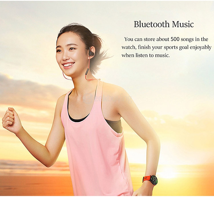 [Spain Stock]English Version Xiaomi HUAMI AMAZFIT Pace Smart Sports Watch Bluetooth 4.0 WiFi Dual Core 1.2GHz 512MB RAM 4GB ROM GPS Heart Rate Monitor Info Push - Red