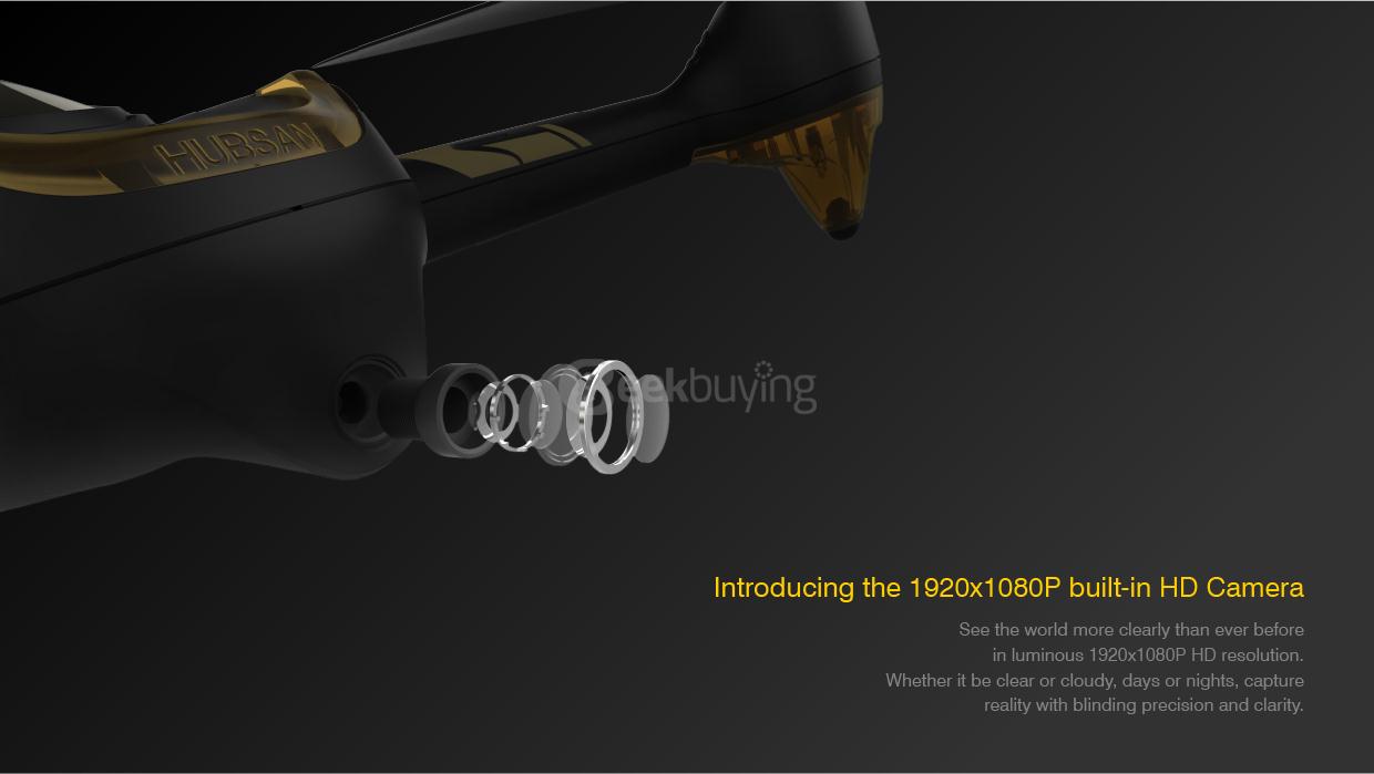 Hubsan X4 AIR Pro H501A 5.8G FPV Brushless With 1080P HD Camera GPS Waypoint RC Quadcopter RTF - Transmitter Version