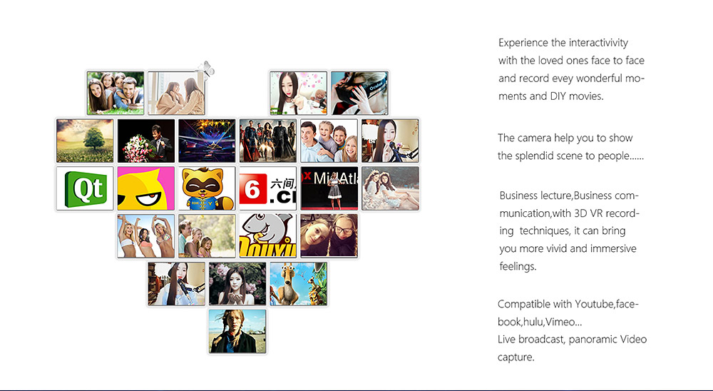 BOBOVR S2 VR Camera 3D Binocular VR Camera for Notebook Desktop PC VR Headsets