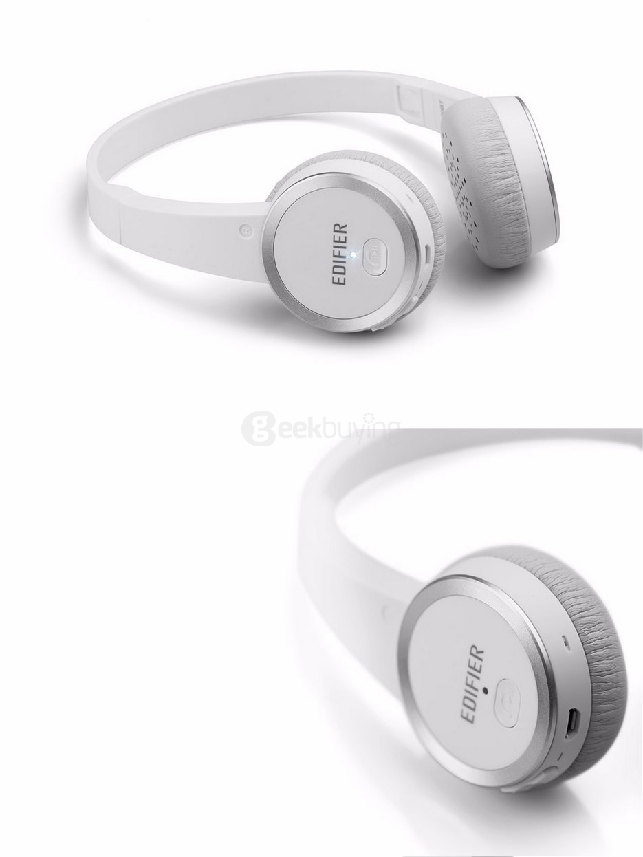 EDIFIER W570BT Wireless Bluetooth 4.0 Headphones On-Ear Controls Lightweight Over-ear Stereo Headset with Mic for IOS/Android - Black