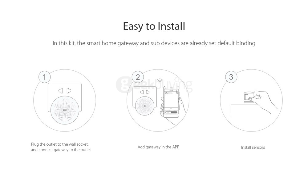 Original Xiaomi Smart Home Kit Gateway Window Door Sensors Human Body Sensor Wireless Switch Mi Smart Home Kit