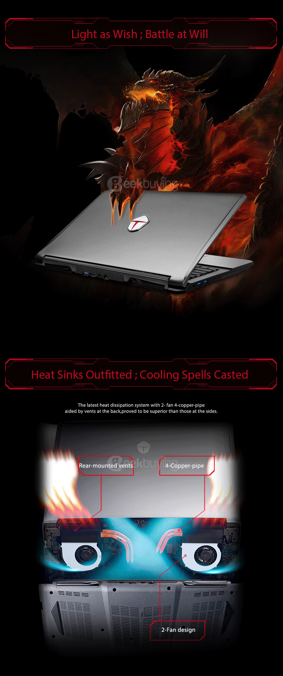 [HK Stock] ThundeRobot G150T-D2 Gaming Laptop 15.6 Inch DOS Intel Core i7 6700HQ Quad Core 3.5GHz GTX 960M 2GB VRAM 8GB RAM 1TB HDD FHD Screen 1920*1080 White Backlight Keyboard - Gray