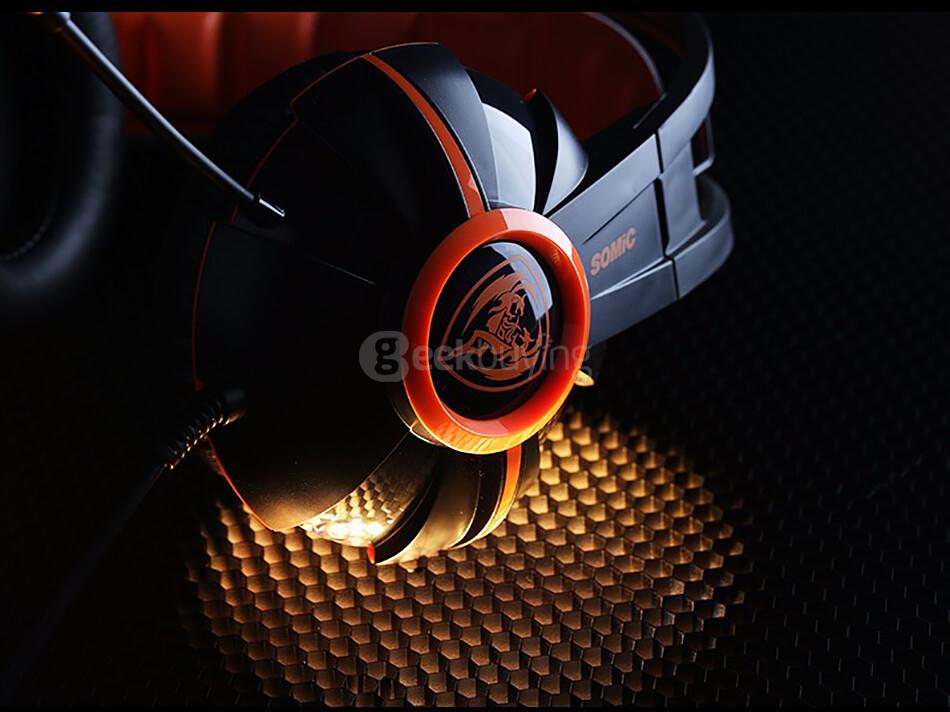 Somic G905 Stereo Gaming Headphone with Mic Orange