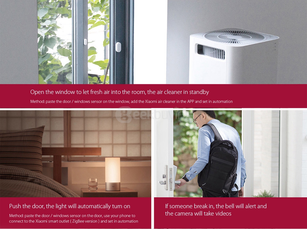 Original Xiaomi Smart Home Kit Gateway Window Door Sensors Human Body Sensor Wireless Switch Mi Smart Home Kit