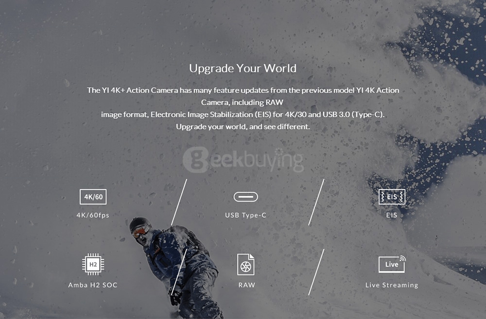 [HK Stock]YI 4K+ Action Camera 2.19