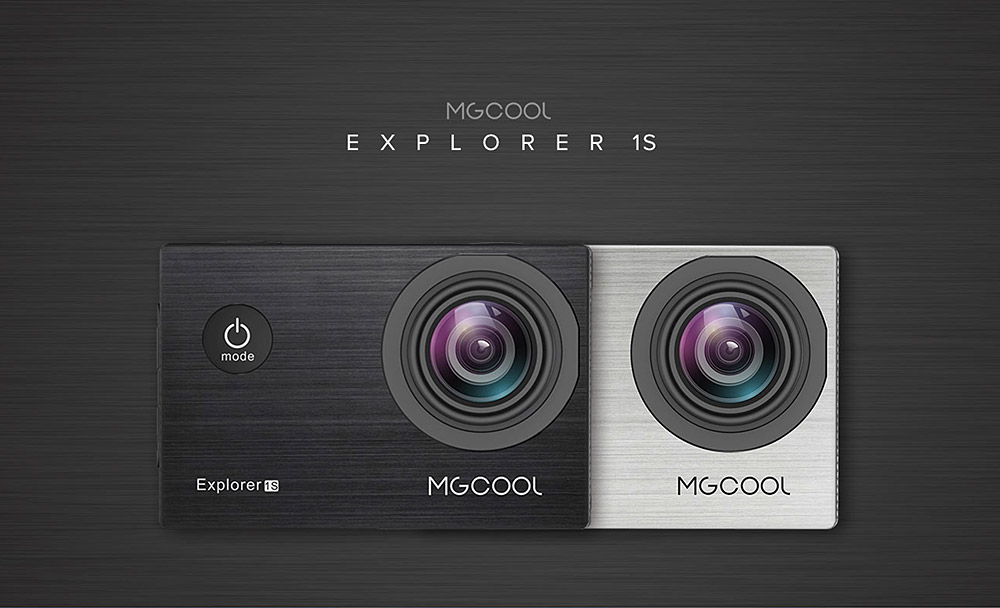 MGCOOL Explorer 1S 4K WiFi Action Camera 170 Degree FOV  Novatek 96660 IMX 078 Sensor 30m Waterproof 4K Ultra HD Sports Camera - Black