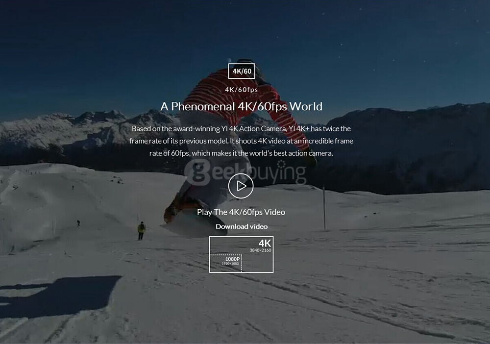 [HK Stock]YI 4K+ Action Camera 2.19