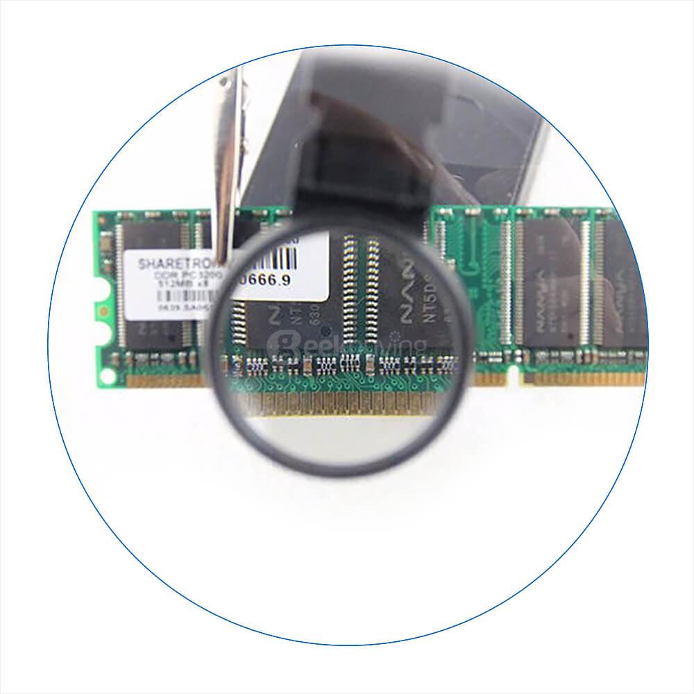 Rechargeable LED Helping Hand Soldering Welding Stand Clamp Tool With 2.5X 7.5X Magnifier - Gray