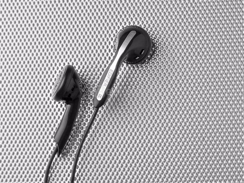 EDIFIER P180 In-Ear Earphone Hands-Free Wired Control Earpiece with MIC for Smartphones - Black