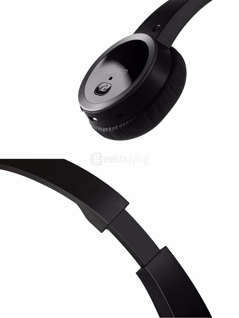 EDIFIER W570BT Wireless Bluetooth 4.0 Headphones On-Ear Controls Lightweight Over-ear Stereo Headset with Mic for IOS/Android - Black