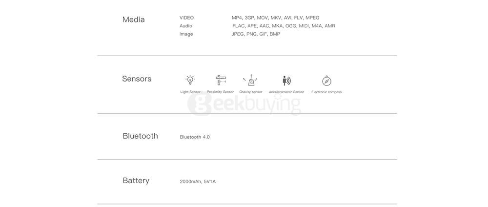[HK Stock] Doogee X9 Mini 5.0 Inch HD Screen Android 6.0 Smartphone MT6580 Quad Core 1.3GHz 1GB RAM 8GB ROM 5.0MP Touch ID - White