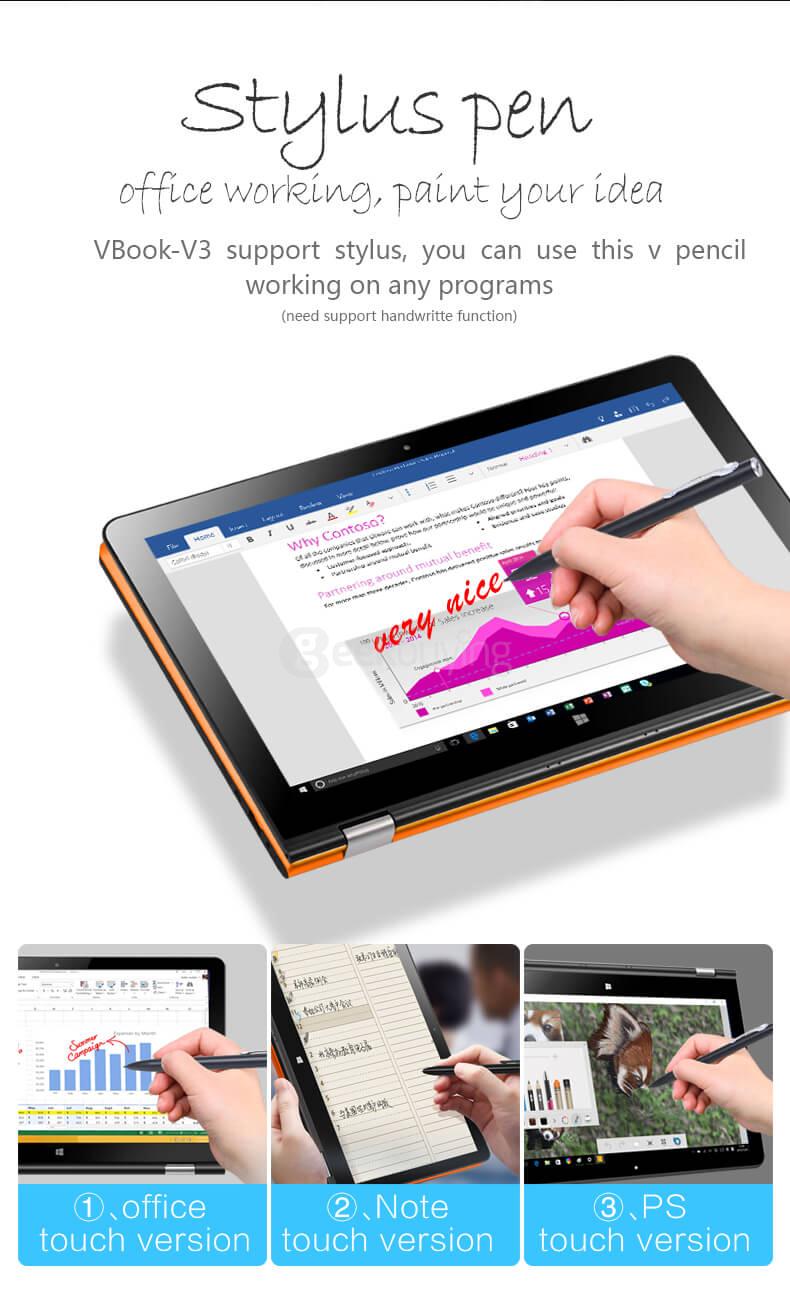 Voyo VBook V3 Pentium Version WiFi 13.3 Inch Windows 10 Intel Apollo Lake N4200 Quad Core 1.1-2.5GHz 4GB/128G 1920 x 1080 FHD IPS screen - Orange