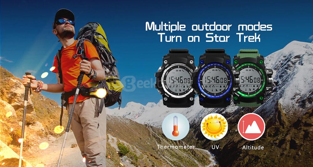 NO.1 F2 IP68 Bluetooth Smartwatch Bracelet Sleep Monitor SMS Push Call Alert - Black