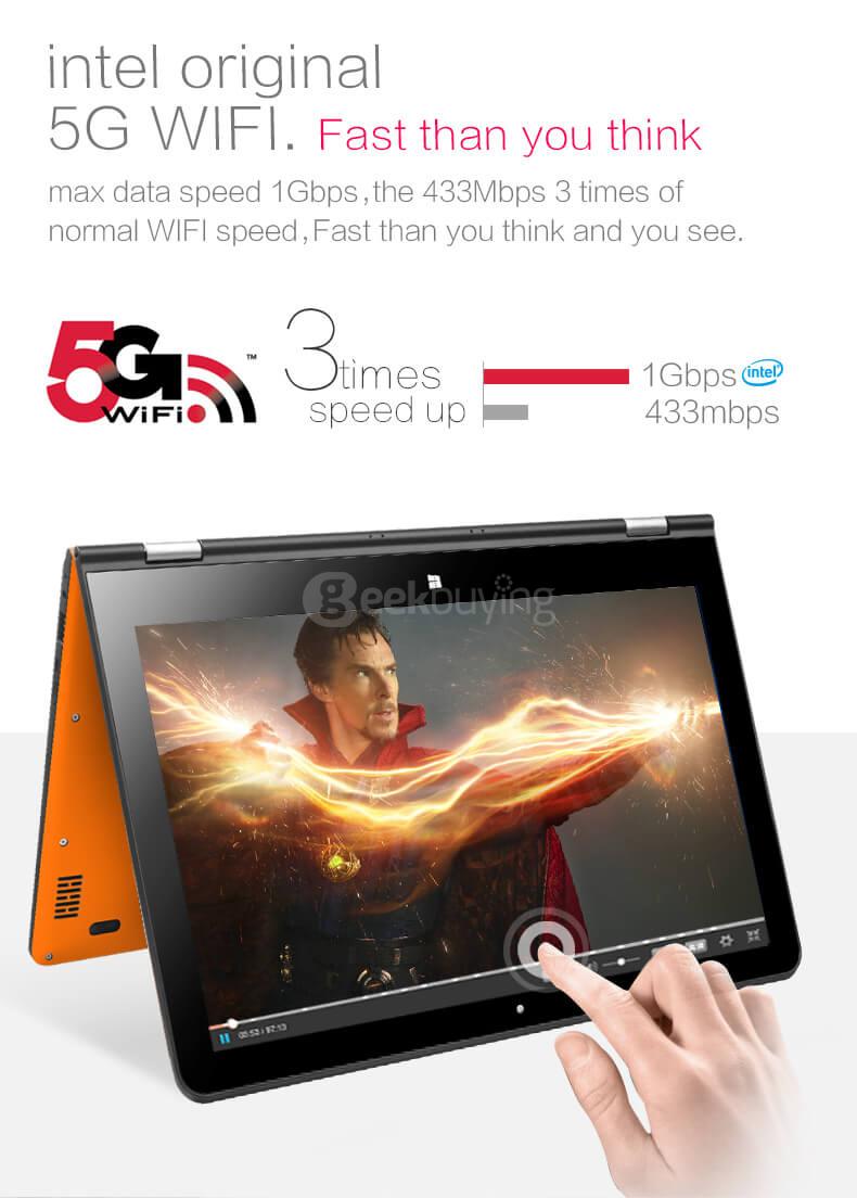 Voyo VBook V3 Pentium Version WiFi 13.3 Inch Windows 10 Intel Apollo Lake N4200 Quad Core 1.1-2.5GHz 4GB/128G 1920 x 1080 FHD IPS screen - Orange