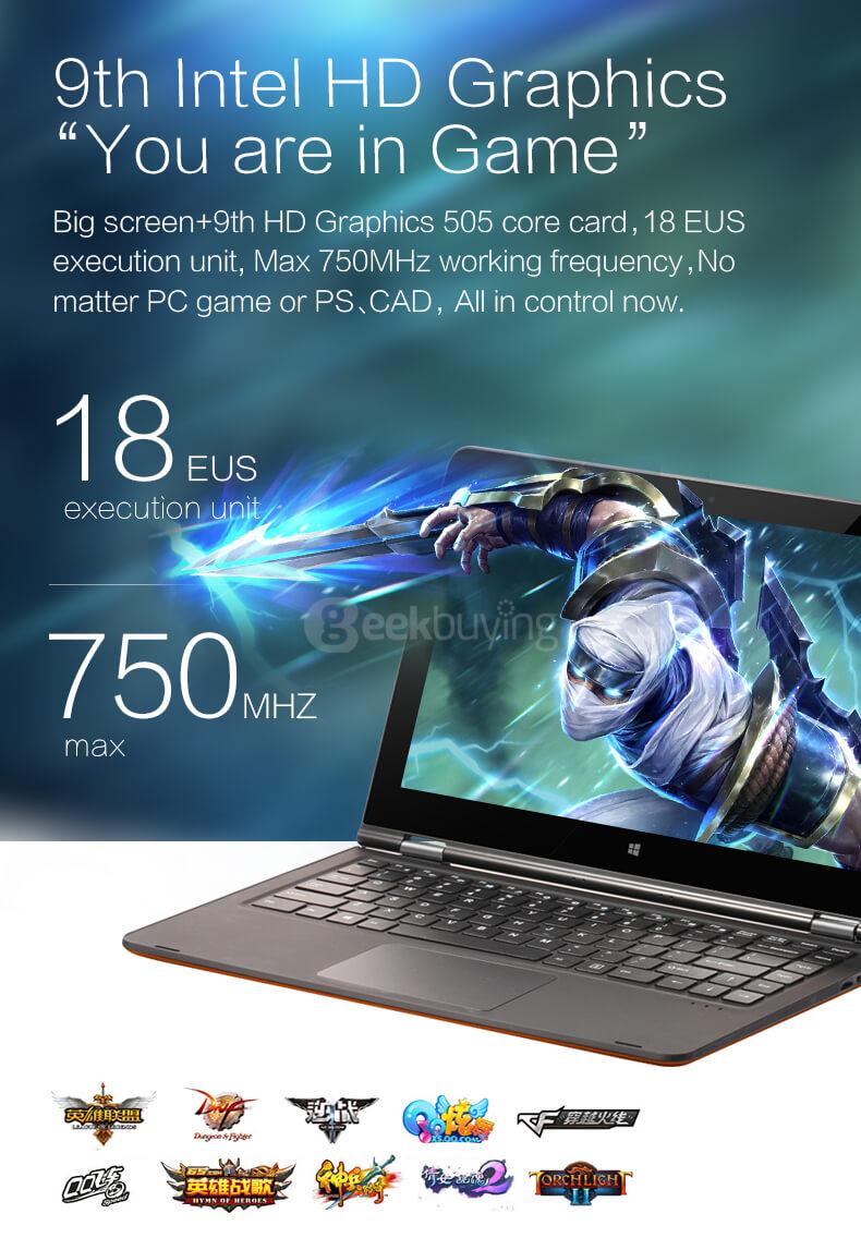 Voyo VBook V3 Pentium Version WiFi 13.3 Inch Windows 10 Intel Apollo Lake N4200 Quad Core 1.1-2.5GHz 4GB/128G 1920 x 1080 FHD IPS screen - Orange