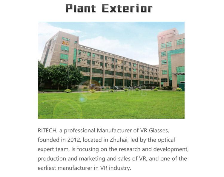 Ritech VR GO FOV96 Immersive 3D VR Virtual Reality Headset with PMMA Lens for 4.0 - 6.0 inch Smartphones