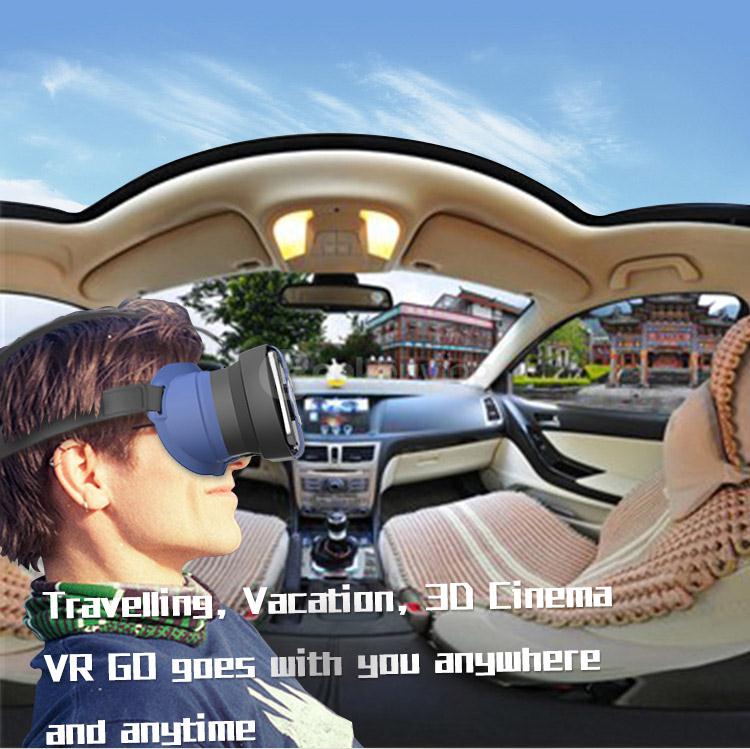 Ritech VR GO FOV96 Immersive 3D VR Virtual Reality Headset with PMMA Lens for 4.0 - 6.0 inch Smartphones