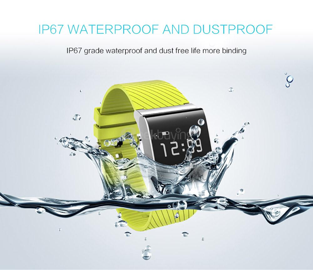X9 PLUS Smart Bracelet Genuine Leather Strap Heart Rate Monitor Smart Bluetooth Bracelet Activity Tracker Blood Pressure Monitor - Black