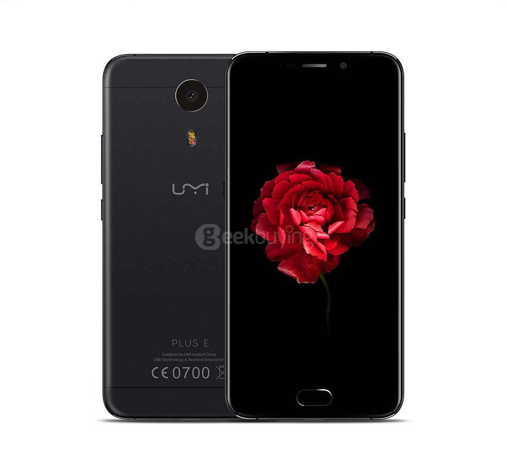 [HK Stock]UMI PLUS E 5.5 Inch FHD 6GB RAM 64GB ROM 64-Bit Helio P20 MT6757 2.3GHz 13.0MP Cam Android 6.0 Smartphone Touch ID -Black