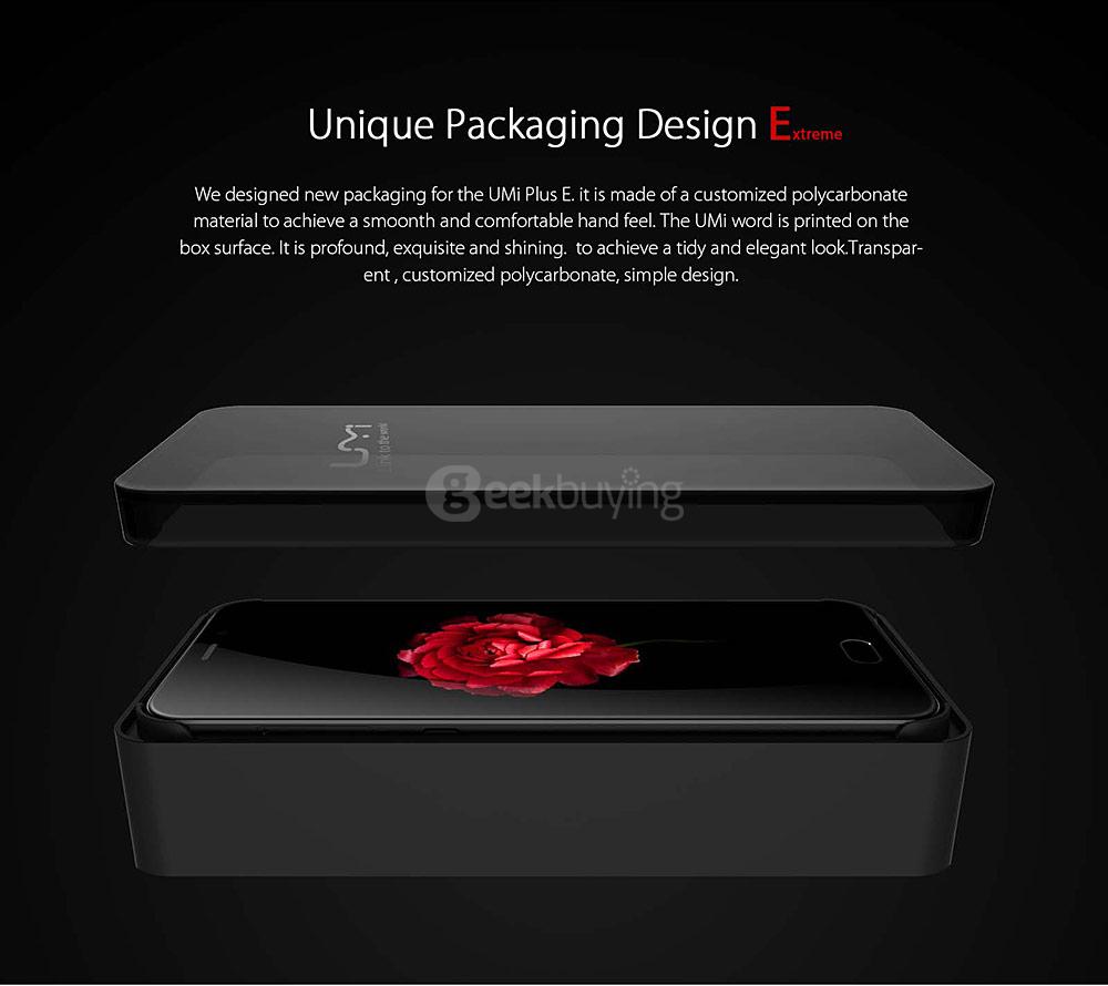 [HK Stock]UMI PLUS E 5.5 Inch FHD 6GB RAM 64GB ROM 64-Bit Helio P20 MT6757 2.3GHz 13.0MP Cam Android 6.0 Smartphone Touch ID -Black