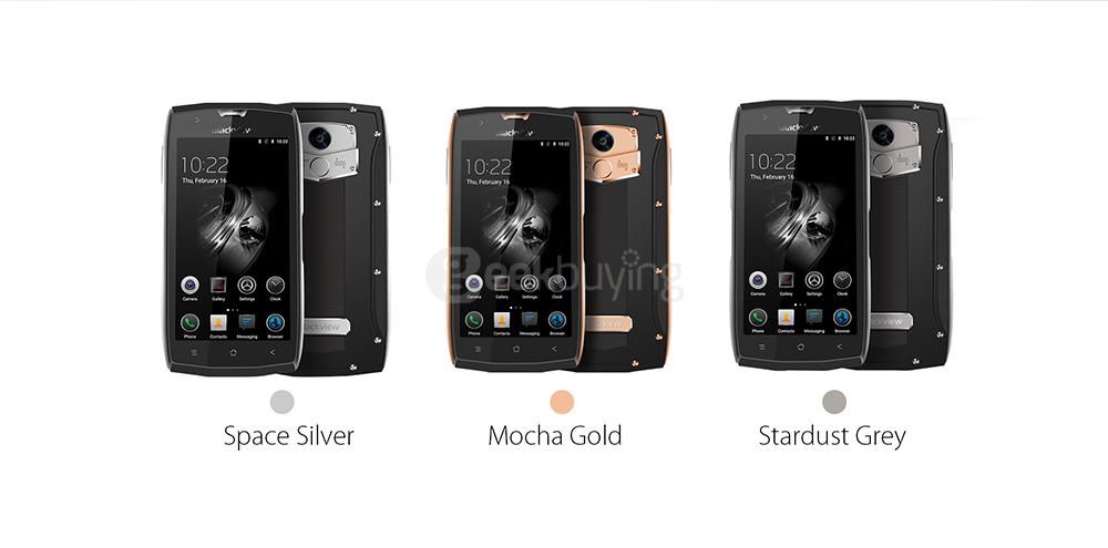 [HK Stock]Blackview BV7000 PRO 5.0 Inch FHD 4GB RAM 64GB ROM 13.0MP 64-Bit MT6750T Octa Core 1.5GHz Android 6.0 Rugged Smartphone IP68 Waterproof Touch ID - Silver