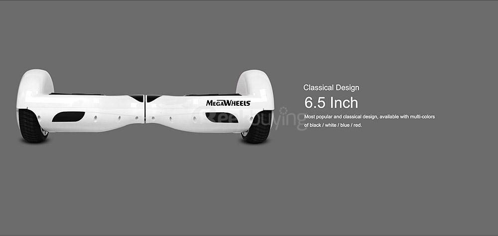 [US Stock] Megawheels TW01S 4400MAH Dual Wheels Self Balancing Electric Scooter Drifting Board - White