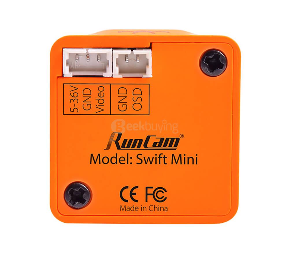 Runcam Swift Mini 130 Degree 2.5mm Micro FPV Camera For Racing Drone - Orange(PAL)