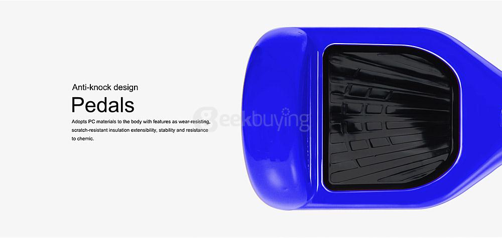 [US Stock] Megawheels TW01S 4400MAH Dual Wheels Self Balancing Electric Scooter Drifting Board - Blue