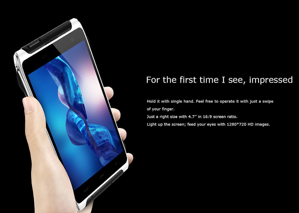 [HK Stock] HOMTOM HT20 Pro 4.7 Inch Rugged Phone IP68 Waterproof Android 6.0  MT6753 Octa Core 4G LTE 3GB RAM 32GB ROM 16.0MP Camera Touch ID 3500mAh Battery OTG - Green