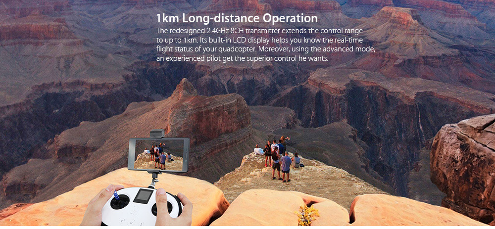 SIMTOO Dragonfly Drone Pro WiFi FPV 16MP 4K Camera 2.4GHz Voice Control GPS GLONASS RTF - Red