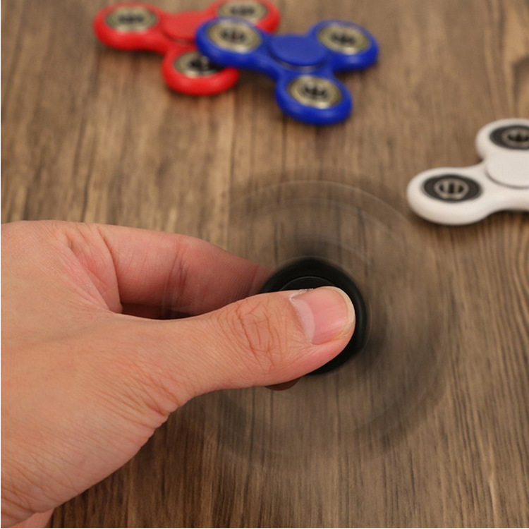 U608 Ceramic Hand Spinner Bearing Gyro Focus EDC Toy for Killing Time - Black