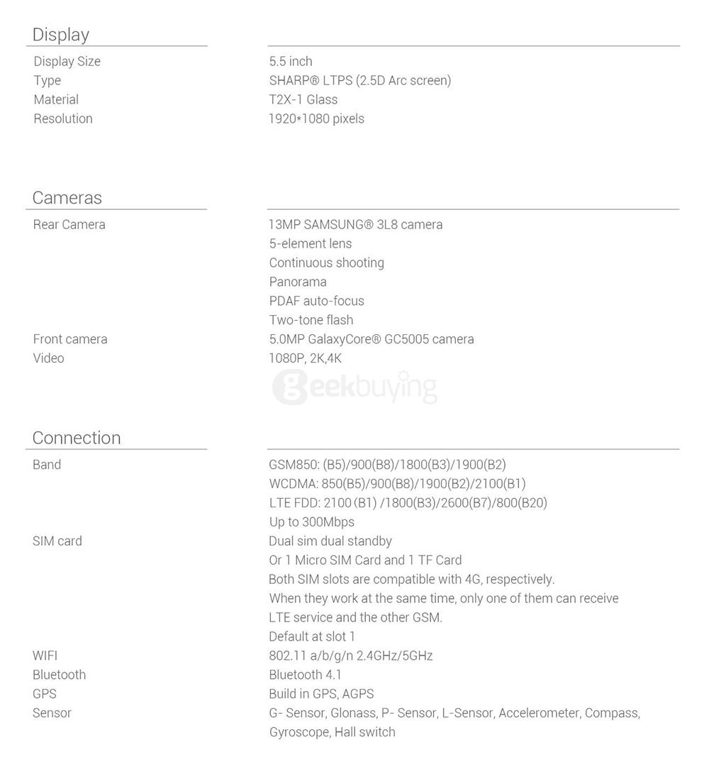 [HK Stock]UMI PLUS E 5.5 Inch FHD 6GB RAM 64GB ROM 64-Bit Helio P20 MT6757 2.3GHz 13.0MP Cam Android 6.0 Smartphone Touch ID -Black