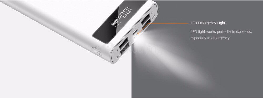 Teclast T200CE 20000mAh 4 Output 8 Pin Digital Display Micro USB Power Bank