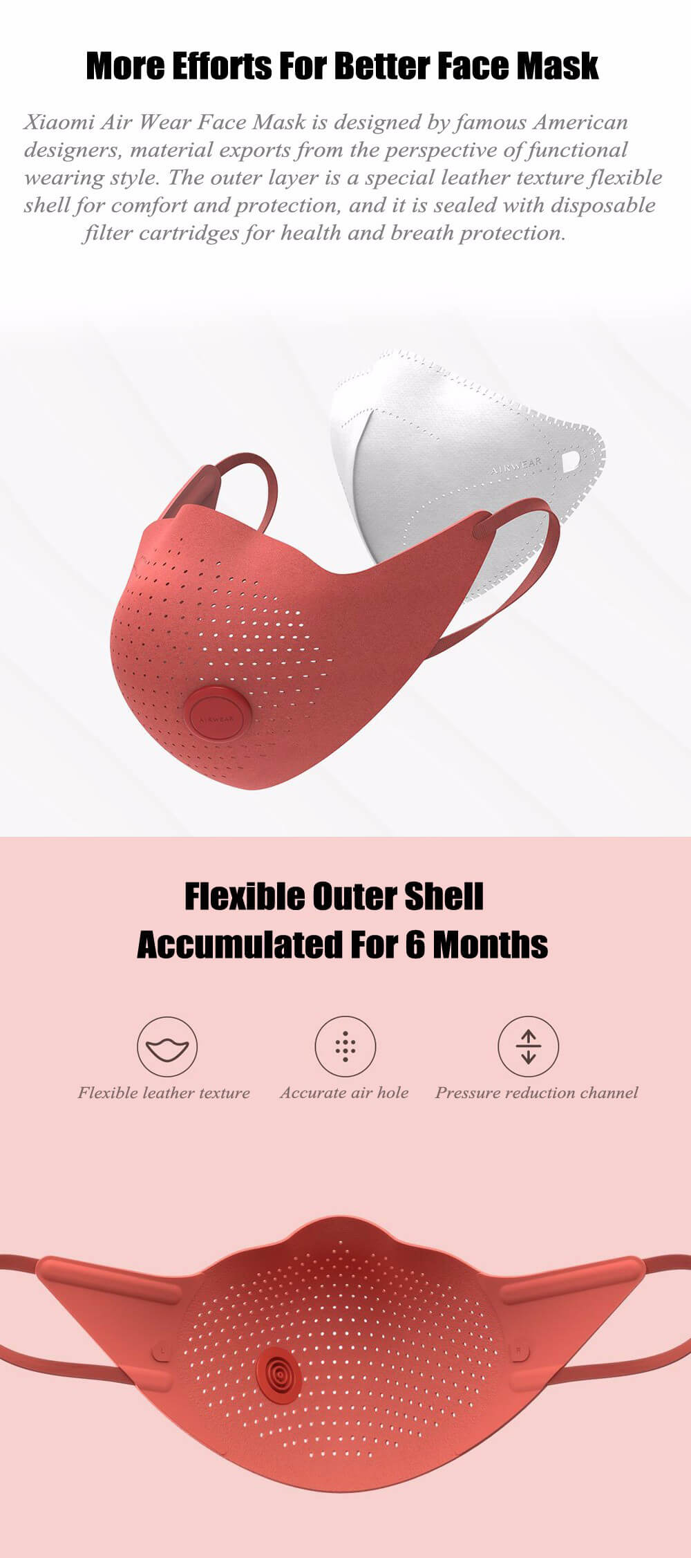 Xiaomi N95 Anti Fog and Haze PM2.5 Mask Anti-Dust Formaldehyde Gas Industrial Dust Breathable Mask - Black