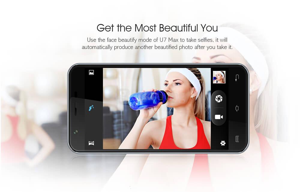 [HK Stock]Oukitel U7 MAX 5.5 Inch Smartphone Android 6.0 MT6580A Quad Core 1.3GHz 1GB RAM 8GB ROM 8.0MP Camera - Gold