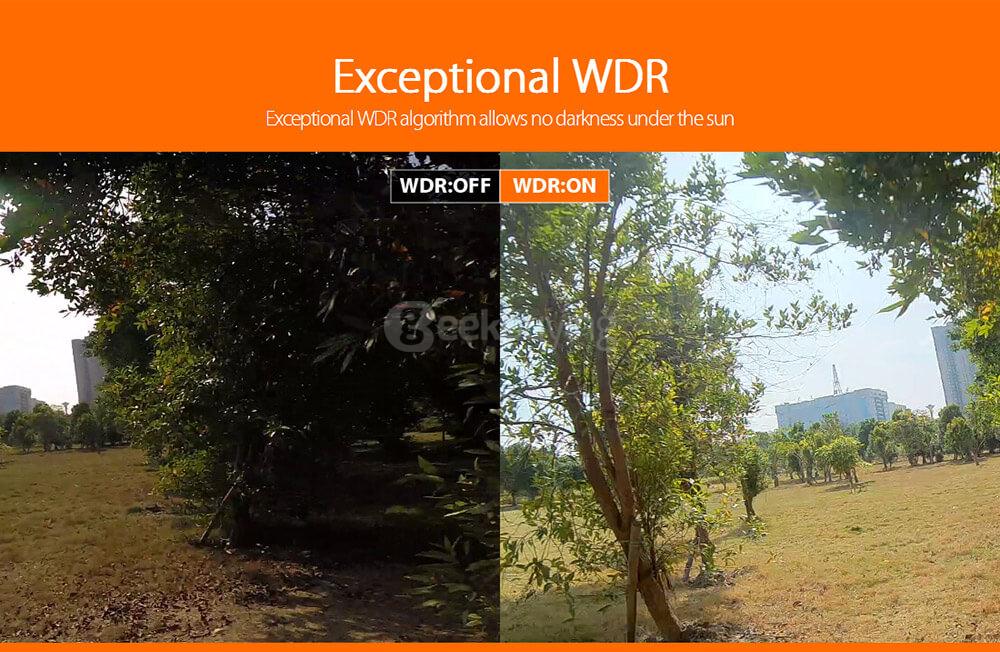 RunCam 3 64G HD 1080p/60fps NTSC/PAL 155 Degree Wide Angle WiFi FPV Camera for Racing Drone - Orange