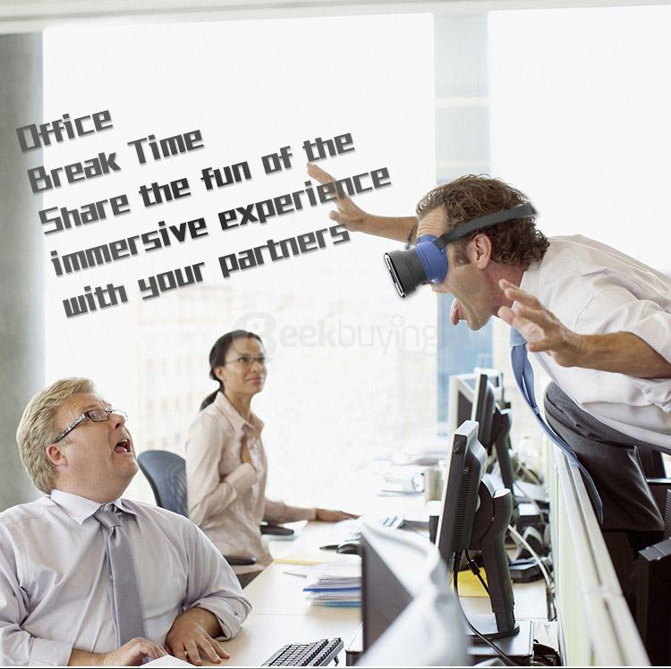 Ritech VR GO FOV96 Immersive 3D VR Virtual Reality Headset with PMMA Lens for 4.0 - 6.0 inch Smartphones