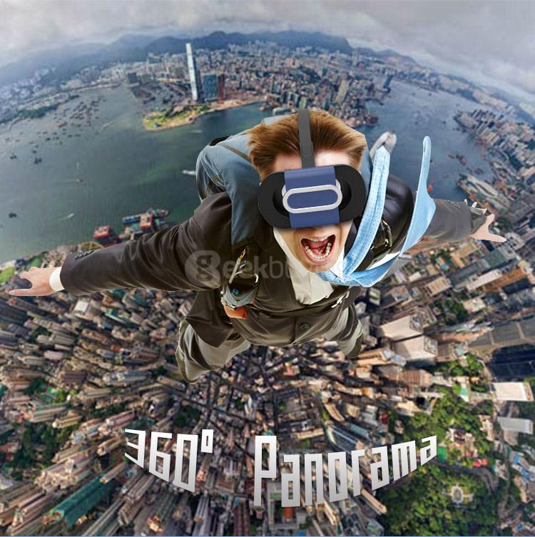 Ritech VR GO FOV96 Immersive 3D VR Virtual Reality Headset with PMMA Lens for 4.0 - 6.0 inch Smartphones