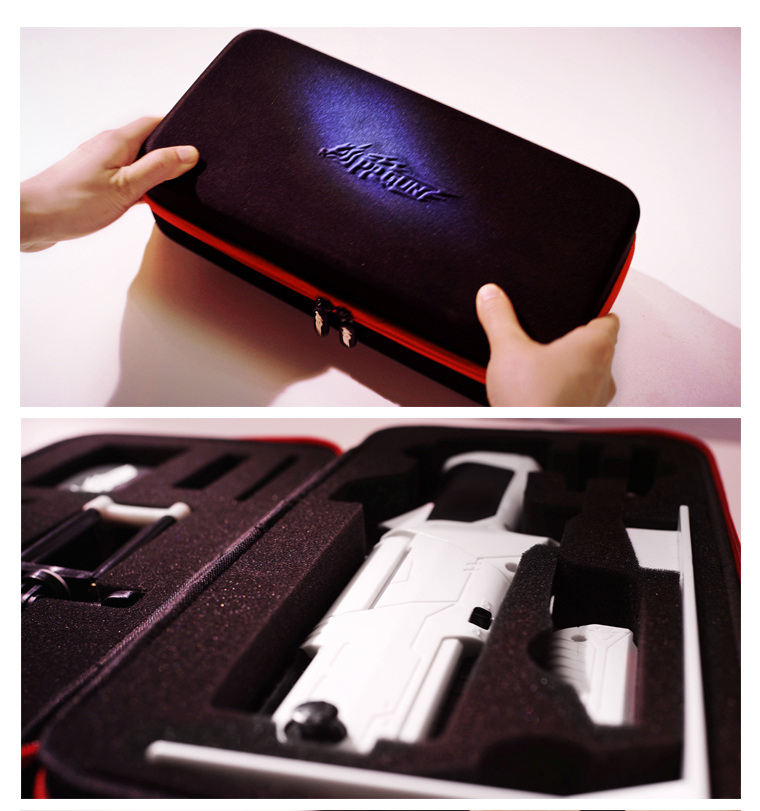 PP GUN Mini Motion Sensor Gamepad Mobile FPS Selfie Game Controller Bluetooth 4.0 for iOS/Android - White