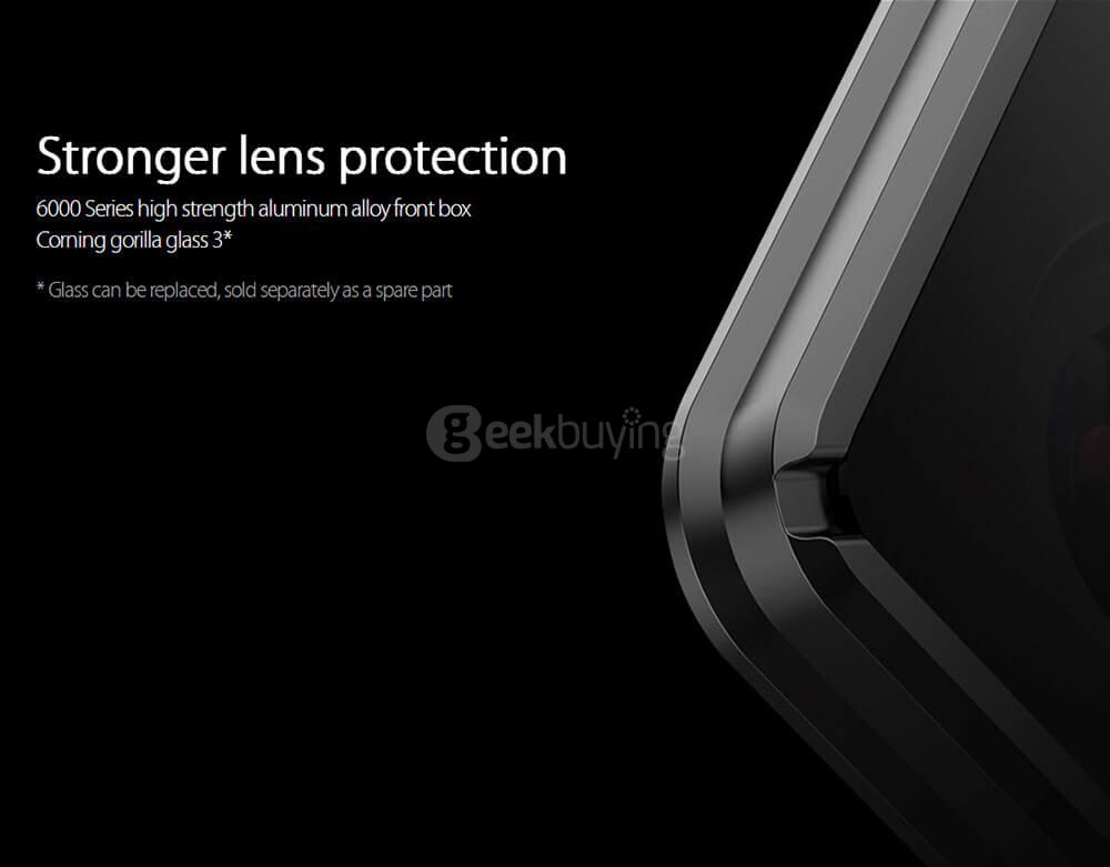 RunCam 3 64G HD 1080p/60fps NTSC/PAL 155 Degree Wide Angle WiFi FPV Camera for Racing Drone - Orange