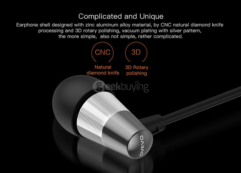 OVEVO S11 Wired In-ear Earphones - Black