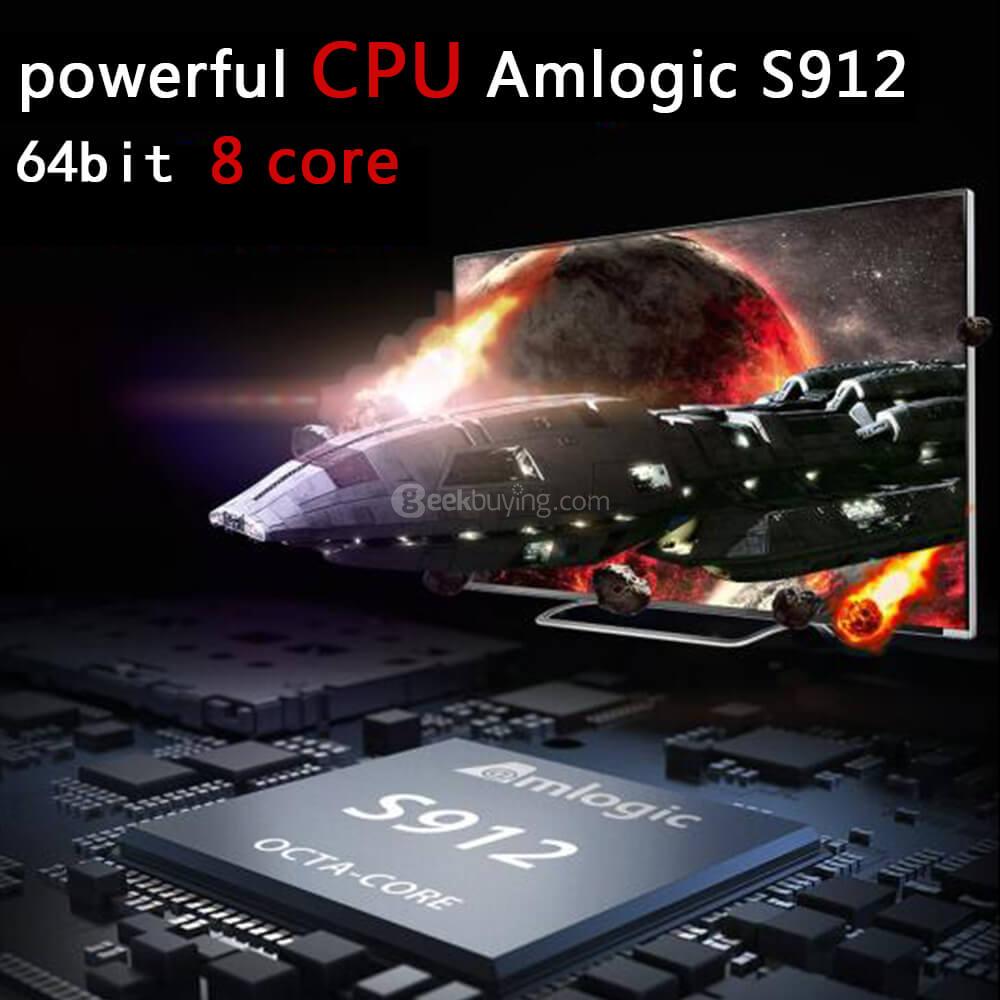 M92S PRO Android 7.1.1 4K HDR TV BOX Amlogic S912 2G/16G 802.11AC WIFI 1000M LAN Bluetooth HDMI CEC