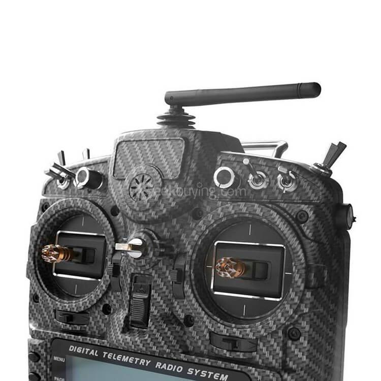 FrSky Taranis X9D Plus SE 2.4G 16CH Transmitter with M9 Hall Sensor Water Transfer Case EVA Bag - Blazing Skull