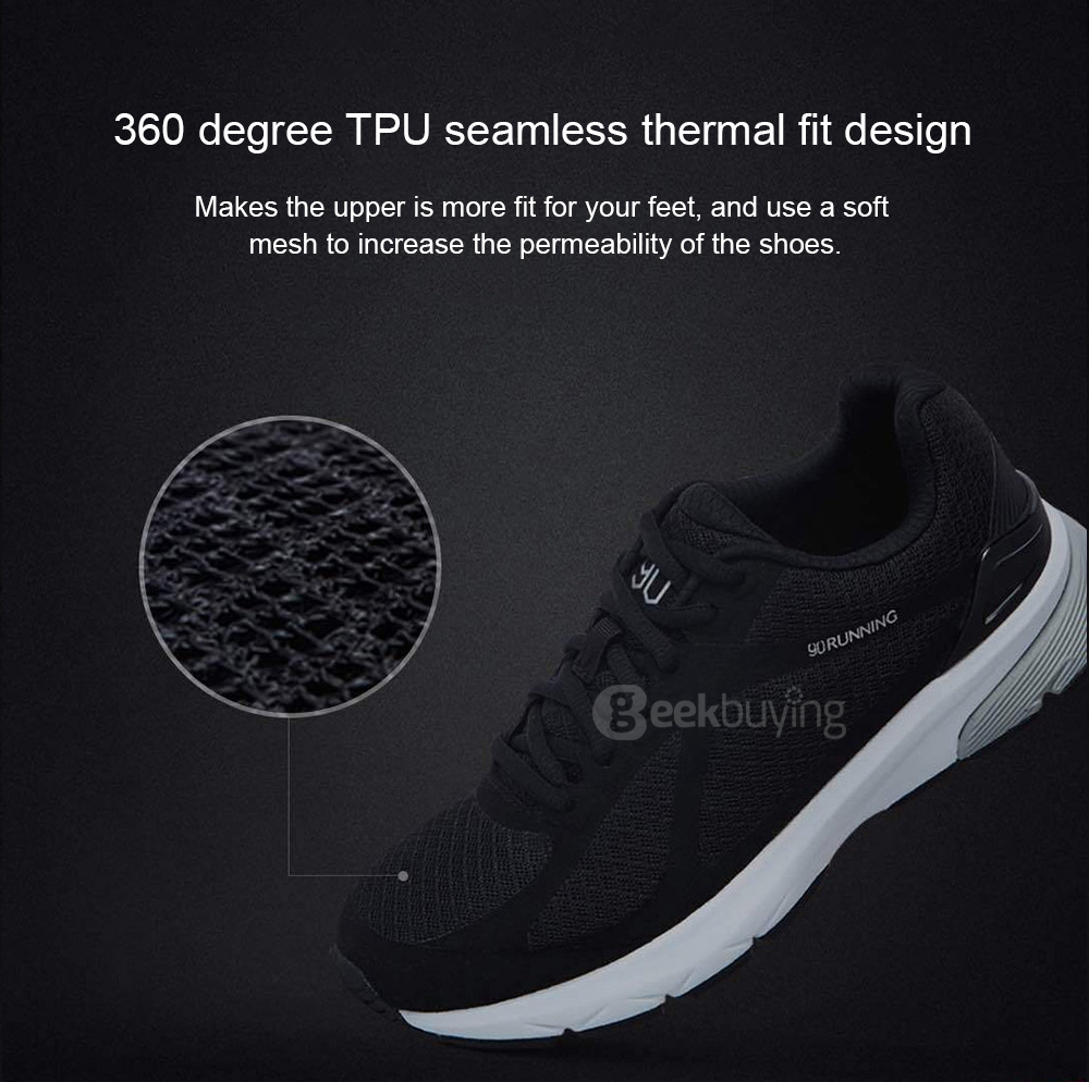 Xiaomi Mi 90 Minutes Ultra Smart Lightweight Running Shoes With Intel Curie Chip for Women - Pink /Size 37
